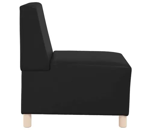 Dīvāna Krēsli 2 Pcs Melna 55 X 74 X 82 Cm Mākslīgā Āda Vidaxl