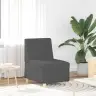 Modulinis Sofa Vienetas Be Rankų 2 Pcs Tamsiai Pilka