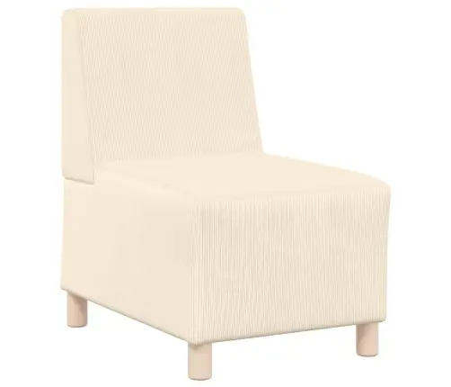 Käetugedeta Mooduldiivani Element 2 Pcs Cream 55 X 74 X 82 Cm