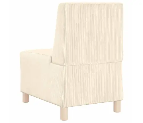 Käetugedeta Mooduldiivani Element 2 Pcs Cream 55 X 74 X 82 Cm