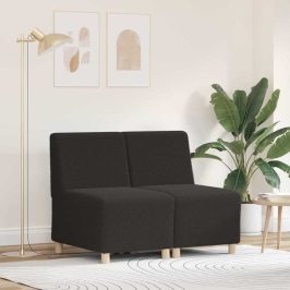 Modulārais Bezrku Dīvāns 2 Pcs Tumši Pelēks 55 X 74 X 82 Cm Vidaxl
