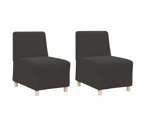 Sofas Krēsls 2 Pcs Tumši Pelēka 55 X 74 X 82 Cm Vidaxl