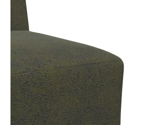Dīvāna Krēsls Ar Spilvenu 2 Pcs Zaļa 55 Cm Mākslīga Zamša Āda Vidaxl