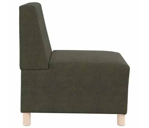 Dīvāna Krēsls Ar Spilvenu 2 Pcs Zaļa 55 Cm Mākslīga Zamša Āda Vidaxl