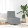 Modulinis Sofa Vienetas Be Rankų 3 Pcs Šviesiai Pilka
