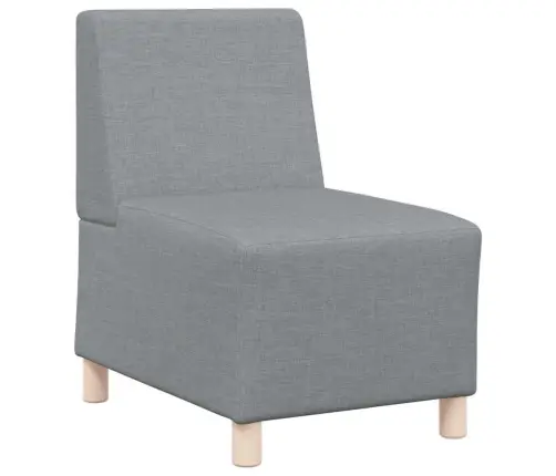 Modulinis Sofa Vienetas Be Rankų 3 Pcs Šviesiai Pilka