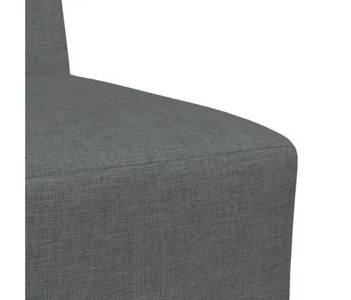 Modulinis Sofa Vienetas Be Rankų 3 Pcs Tamsiai Pilka
