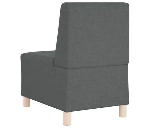 Modulinis Sofa Vienetas Be Rankų 3 Pcs Tamsiai Pilka