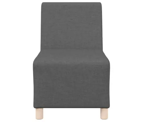 Modulinis Sofa Vienetas Be Rankų 3 Pcs Tamsiai Pilka