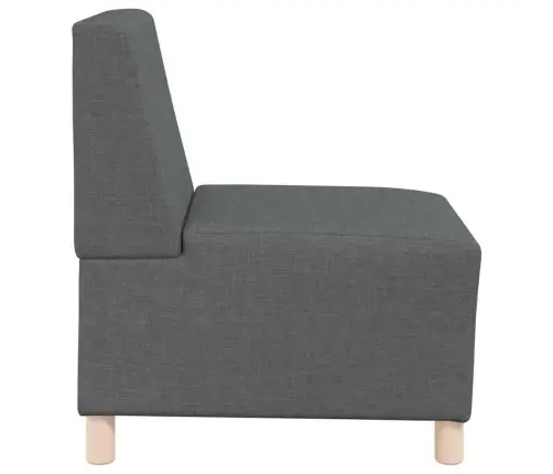 Modulinis Sofa Vienetas Be Rankų 3 Pcs Tamsiai Pilka