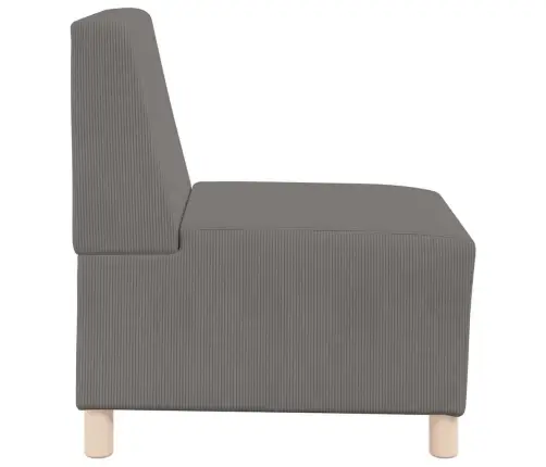 Modulinis Sofa Vienetas Be Rankų 3 Pcs Šviesiai Pilka