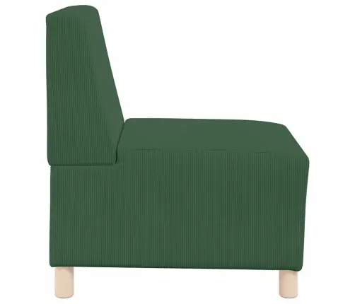 Modulinis Sofa Vienetas Be Rankų 3 Pcs Džiunglių Žalia