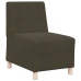 Modulinis Sofa Vienetas Be Rankų 3 Pcs Žalia 55 X 74 X 82 Cm