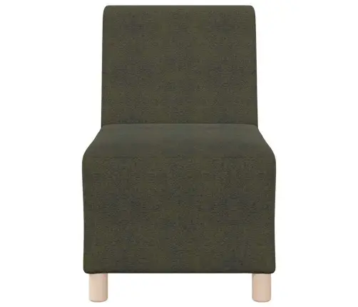 Dīvāna Krēsls Ar Spilvenu 3 Pcs Zaļa 55 Cm Mākslīga Zamša Āda Vidaxl