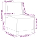 Modulinis Sofa Vienetas Be Rankų 3 Pcs Žalia 55 X 74 X 82 Cm