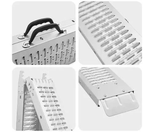 Ielādes Rampa 2 Pcs Sudraba 185 X 22,5 X 4,5 Cm Cinkots Tērauds Vidaxl