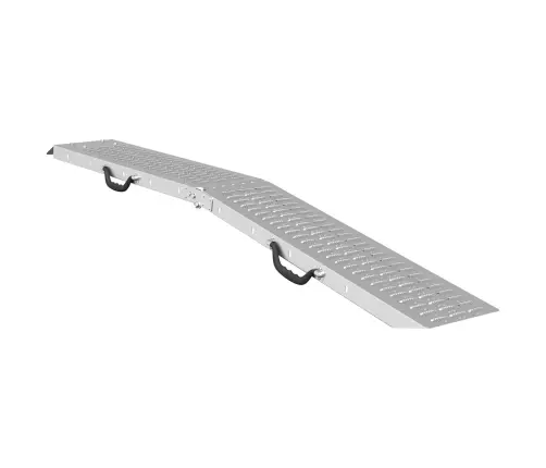 Ielādes Rampa 2 Pcs Sudraba 185 X 22,5 X 4,5 Cm Cinkots Tērauds Vidaxl