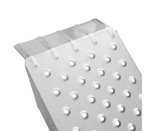 Ielādes Rampa Sudraba 159 X 23 X 5 Cm Cinkots Tērauds Vidaxl