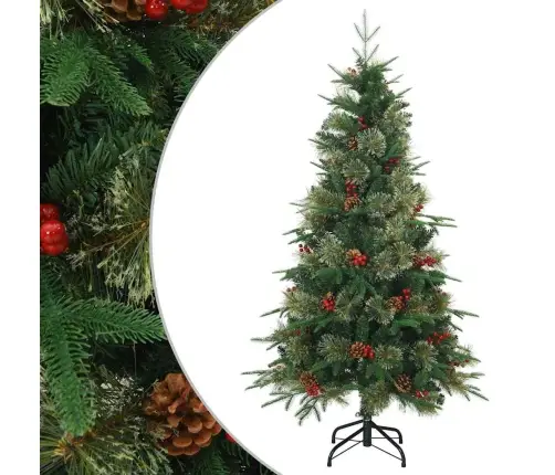 Mākslīgā Saliekamā Ziemassvētku Egle Ar Statīvu Zaļa 120 Cm Vidaxl