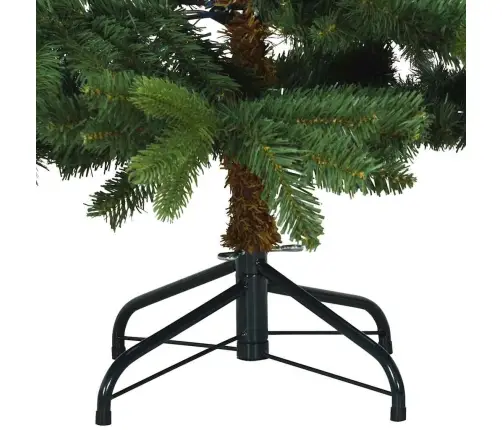 Kunstlik Kokkupandav Jõulupuu Roheline 120 Cm Pvc, Pe Ja Teras