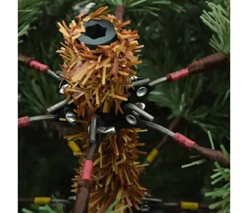 Kunstlik Kokkupandav Jõulupuu Roheline 120 Cm Pvc, Pe Ja Teras