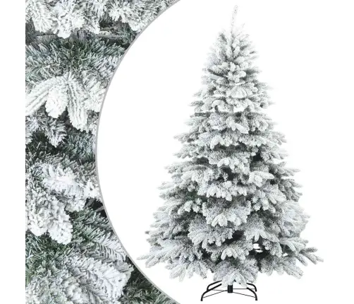 Mūsdienu Mākslīgais Saliekamais Ziemassvētku Koks, Apsnidzis Vidaxl