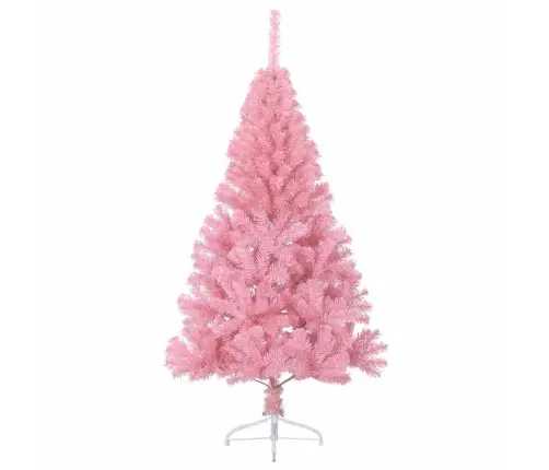 Mākslīgais Led Ziemassvētku Eglīte Su 150 Led Rozā 120 Cm Pvc Vidaxl