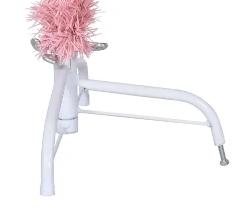 Mākslīgais Led Ziemassvētku Eglīte Su 150 Led Rozā 150 Cm Pvc Vidaxl