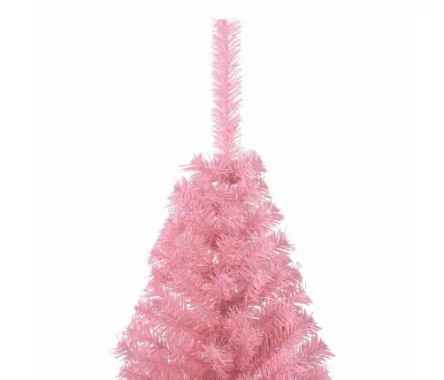Dirbtinis Prieššventinis Eglutė Su Šviesomis Rožinė 150 Cm Pvc