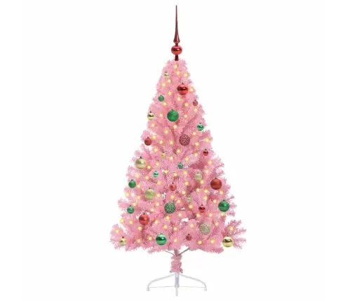 Mākslīgais Led Ziemassvētku Eglīte Su 150 Led Rozā 150 Cm Pvc Vidaxl Mākslīgais Led Ziemassvētku Eglīte Su 150 Led Rozā 150 Cm Pvc Vidaxl