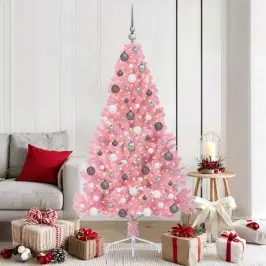 Mākslīgais Led Ziemassvētku Eglīte Su 300 Led Rozā 180 Cm Pvc Vidaxl Mākslīgais Led Ziemassvētku Eglīte Su 300 Led Rozā 180 Cm Pvc Vidaxl