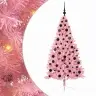 Mākslīgais Led Ziemassvētku Eglīte Su 300 Led Rozā 180 Cm Pvc Vidaxl