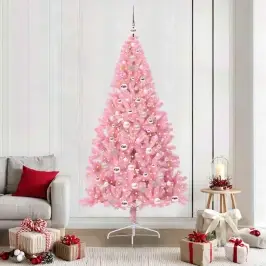 Mākslīgais Led Ziemassvētku Eglīte Su 300 Led Rozā 210 Cm Pvc Vidaxl Mākslīgais Led Ziemassvētku Eglīte Su 300 Led Rozā 210 Cm Pvc Vidaxl