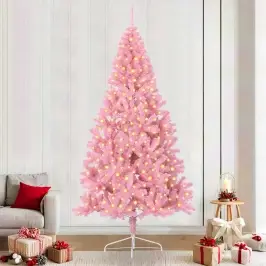 Mākslīgais Led Ziemassvētku Eglīte Su 300 Led Rozā 240 Cm Pvc Vidaxl Mākslīgais Led Ziemassvētku Eglīte Su 300 Led Rozā 240 Cm Pvc Vidaxl