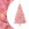 Mākslīgais Led Ziemassvētku Eglīte Su 300 Led Rozā 240 Cm Pvc Vidaxl
