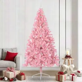 Mākslīgais Led Ziemassvētku Eglīte Su 300 Led Rozā 240 Cm Pvc Vidaxl Mākslīgais Led Ziemassvētku Eglīte Su 300 Led Rozā 240 Cm Pvc Vidaxl