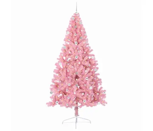 Mākslīgais Led Ziemassvētku Eglīte Su 300 Led Rozā 240 Cm Pvc Vidaxl Mākslīgais Led Ziemassvētku Eglīte Su 300 Led Rozā 240 Cm Pvc Vidaxl