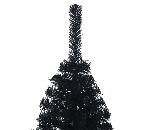 Tehis Pre-Lit Jõulupuu Koos 150 Led-Iga Must 120 Cm Pvc