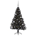 Mākslīgais Led Ziemassvētku Eglīte Su 150 Led Melna 150 Cm Pvc Vidaxl