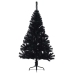 Mākslīgais Led Ziemassvētku Eglīte Su 150 Led Melna 150 Cm Pvc Vidaxl