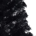 Mākslīgais Led Ziemassvētku Eglīte Su 300 Led Melna 180 Cm Pvc Vidaxl