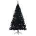Mākslīgais Led Ziemassvētku Eglīte Su 300 Led Melna 180 Cm Pvc Vidaxl