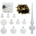 Mākslīgais Led Ziemassvētku Eglīte Su 300 Led Melna 180 Cm Pvc Vidaxl