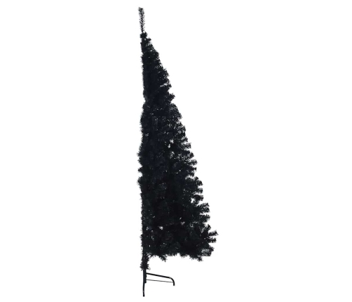 Mākslīgais Led Ziemassvētku Eglīte Su 300 Led Melna 180 Cm Pvc Vidaxl