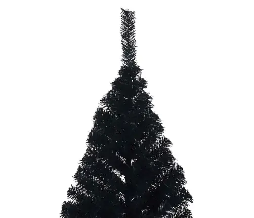 Tehis Pre-Lit Jõulupuu Koos 300 Led-Iga Must 210 Cm Pvc