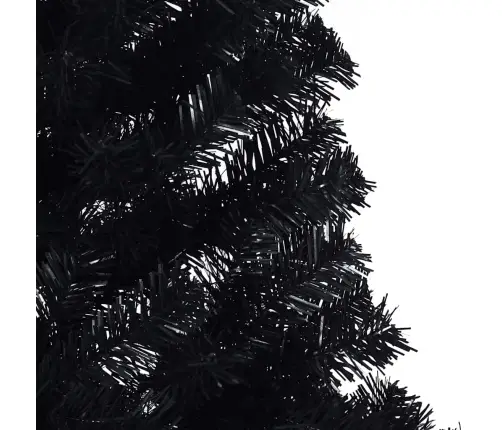 Mākslīgais Led Ziemassvētku Eglīte Su 300 Led Melna 210 Cm Pvc Vidaxl