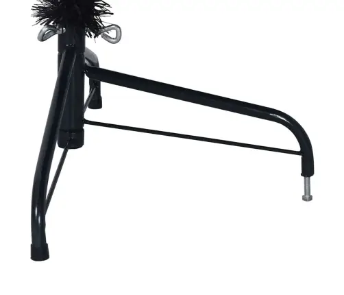 Dirbtinis Prieššventinis Eglutė Su Šviesomis Juoda 210 Cm Pvc