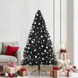 Mākslīgais Led Ziemassvētku Eglīte Su 300 Led Melna 210 Cm Pvc Vidaxl Mākslīgais Led Ziemassvētku Eglīte Su 300 Led Melna 210 Cm Pvc Vidaxl