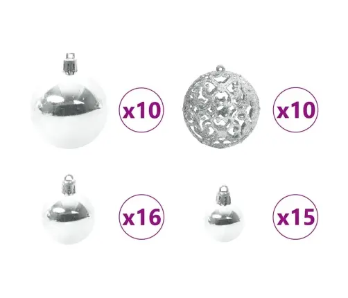 Tehis Pre-Lit Jõulupuu Koos 300 Led-Iga Must 210 Cm Pvc