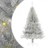 Mākslīgais Led Ziemassvētku Eglīte Sudraba 150 Cm Pet Vidaxl